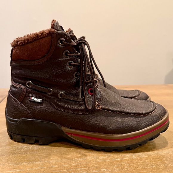 Pajar Canada Basel Men’s Winter Boot Lace Up Brown Leather Sz 11 - 11 1/2 EUR 44 main image 13